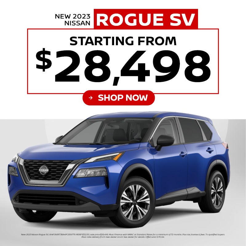 New 2023 Rogue starting from $28,498