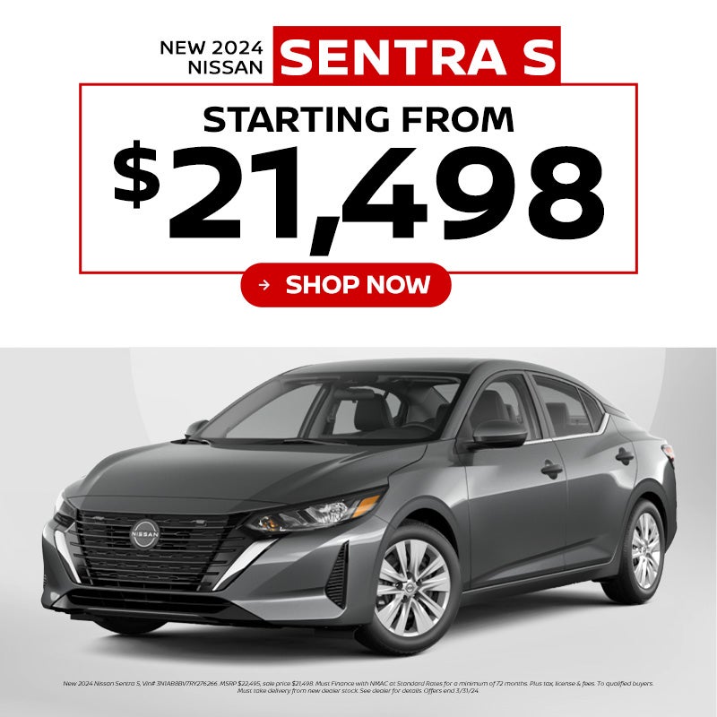 New 2024 Sentra starting from $21,498